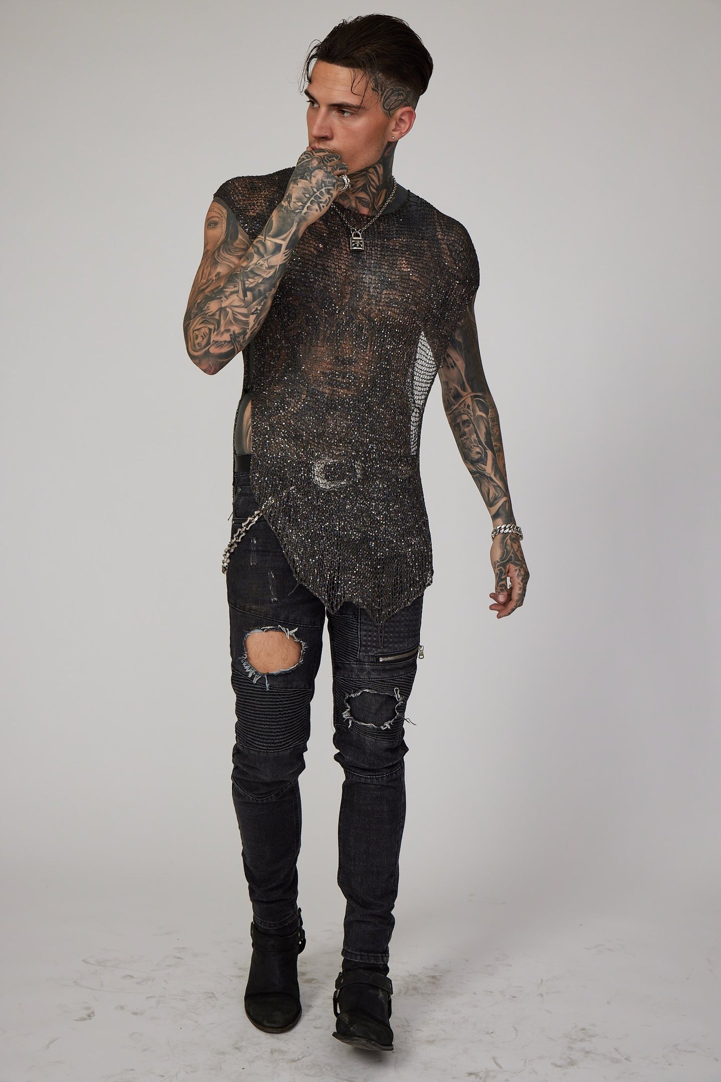 Metal Unisex Poncho