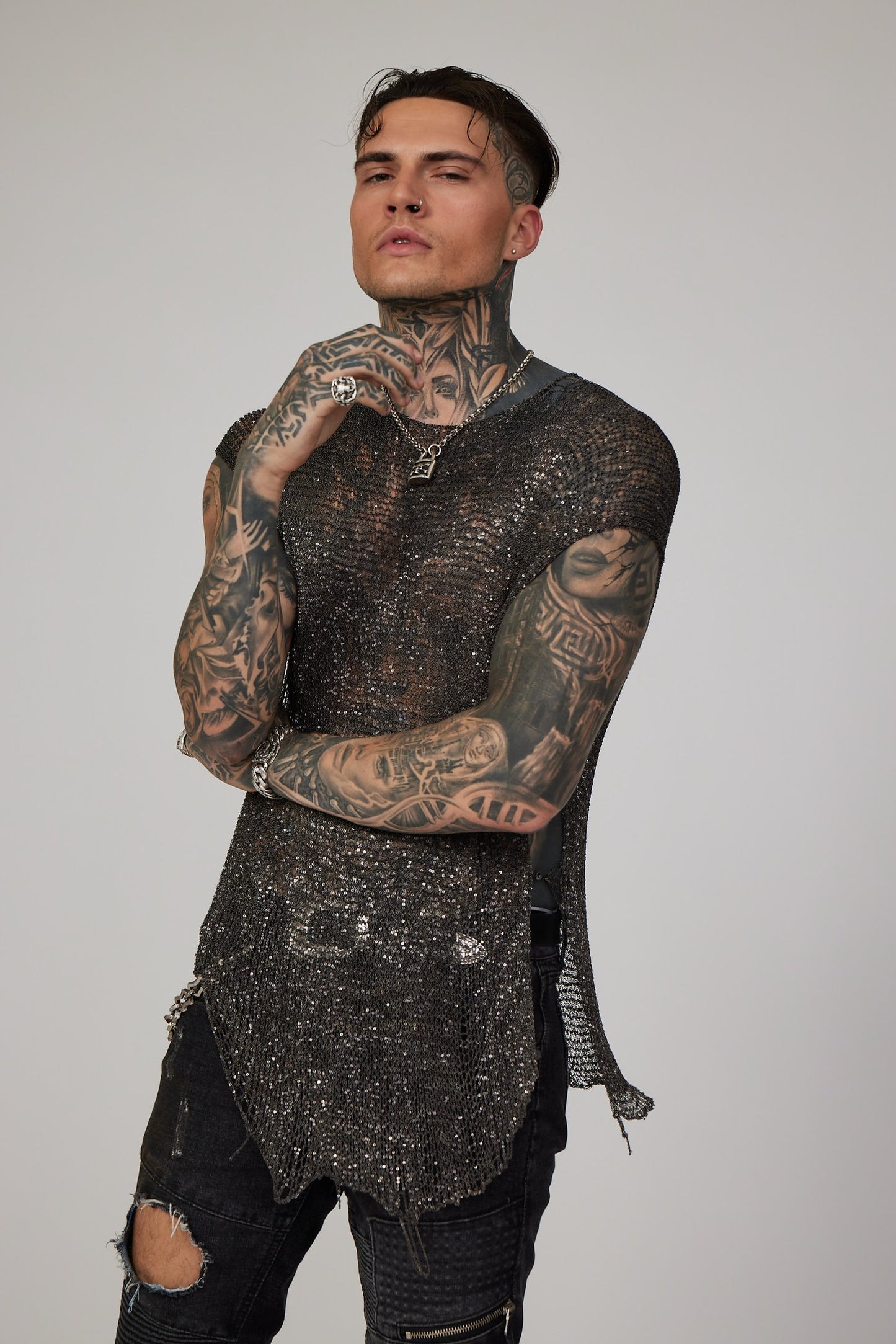 Metal Unisex Poncho