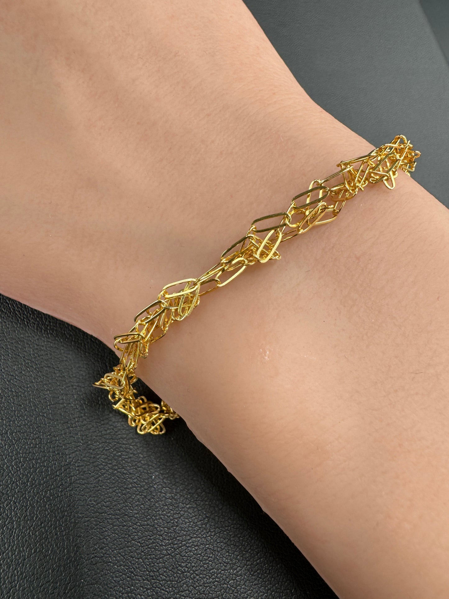 Spilled Paperclips Bracelet