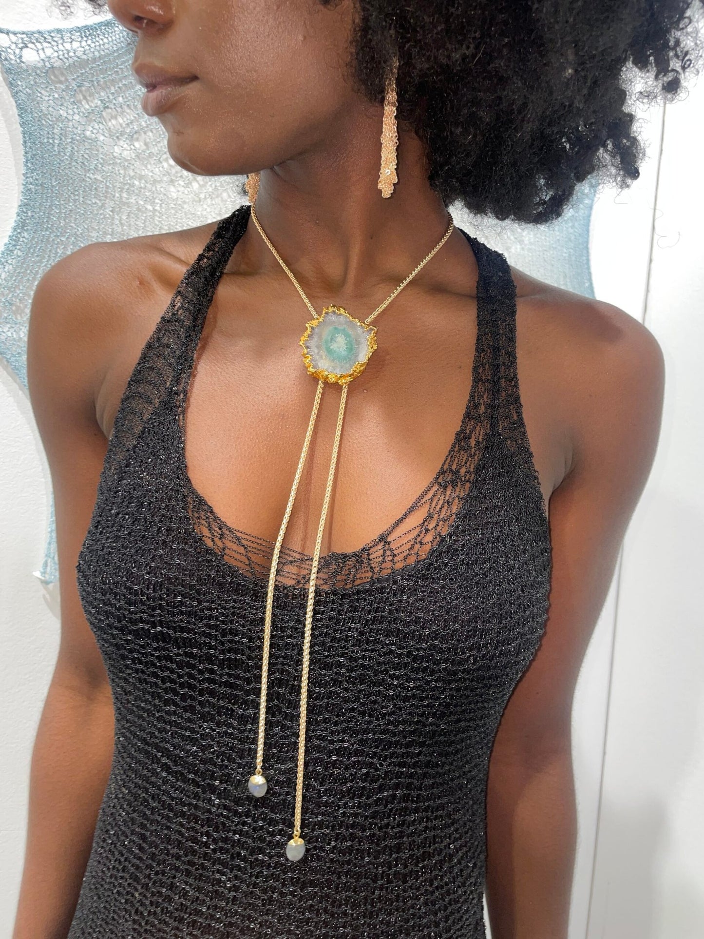 Gemstone Bolo Tie Laureate