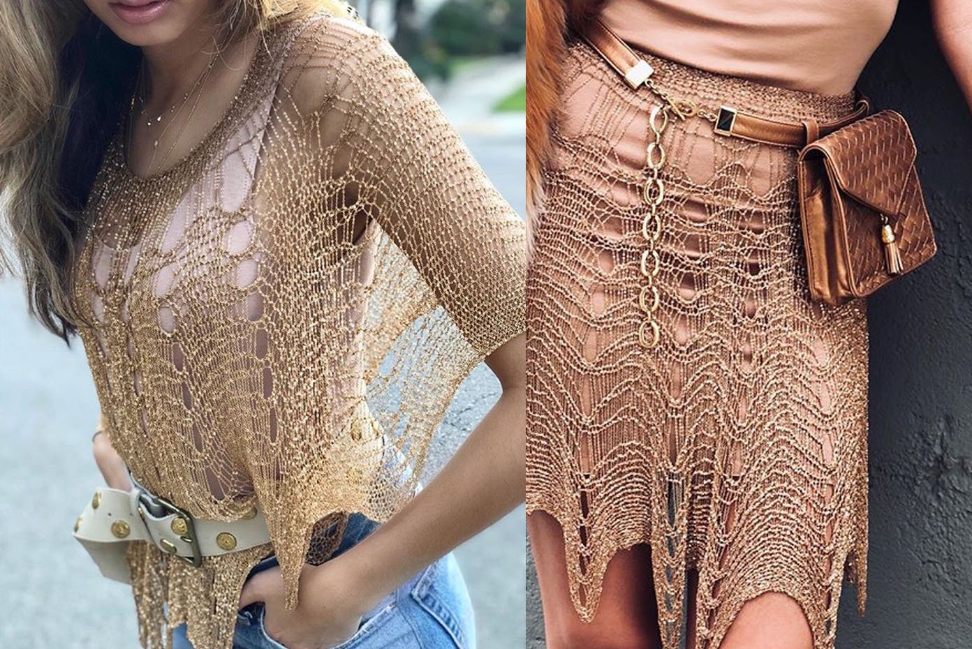 Metal Marilyn Flare Capelet