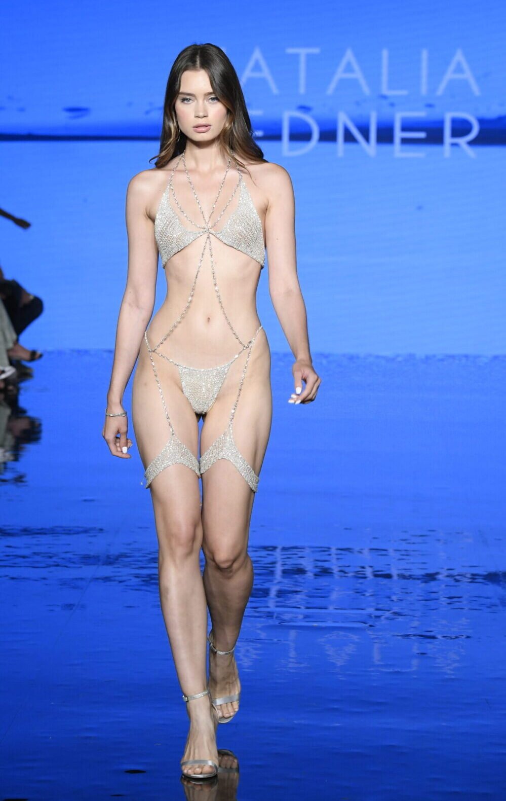 Swarovski Crystal & Chain Bikini Set