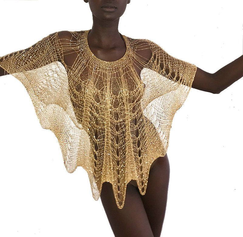 Metal Marilyn Flare Capelet
