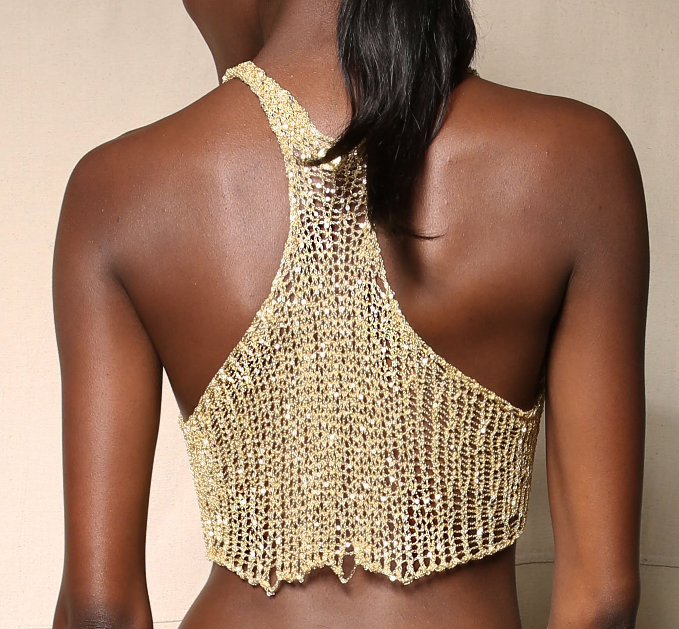 Metal Crop Top