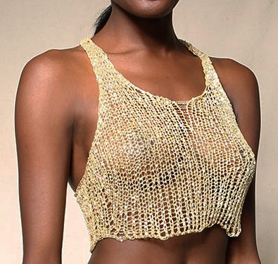 Metal Crop Top