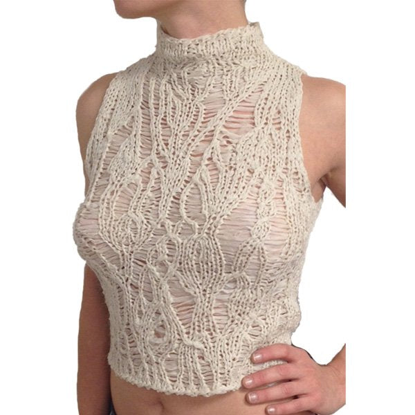 Hemingway Mock Turtleneck Crop