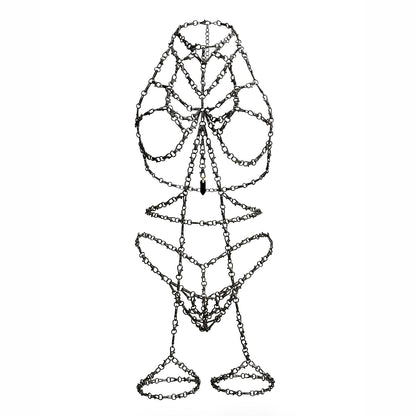 Domme Harness Full Look with Garter Belt and Thong