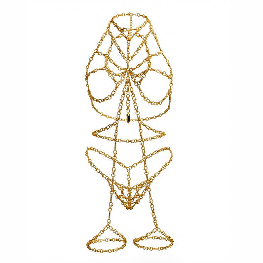 Domme Harness Full Look with Garter Belt and Thong