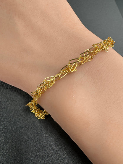 Spilled Paperclips Bracelet