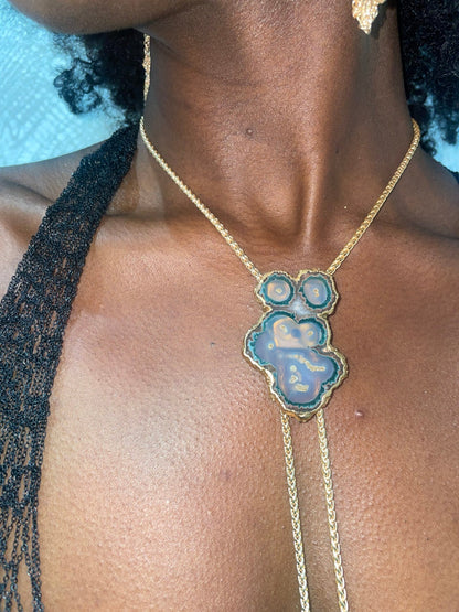 Gemstone Bolo Tie Laureate