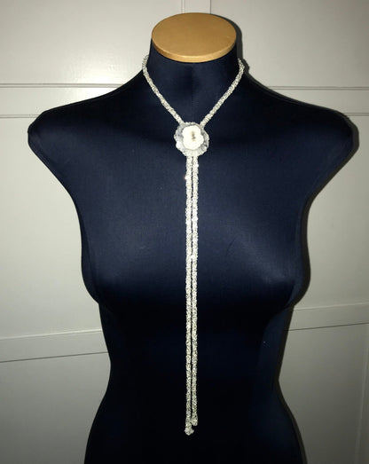 Gemstone Chain Bolo Tie Laureate