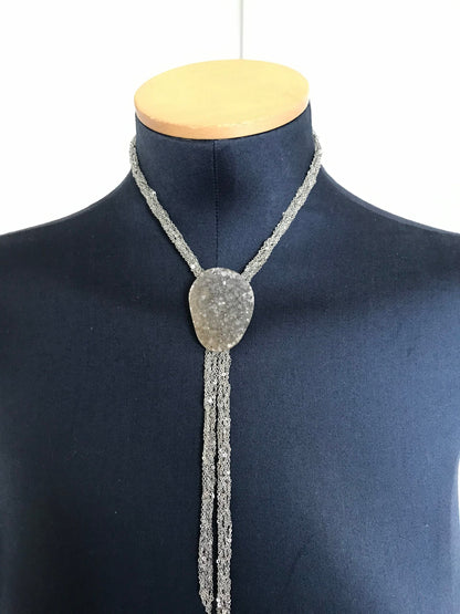 Gemstone Chain Bolo Tie Laureate