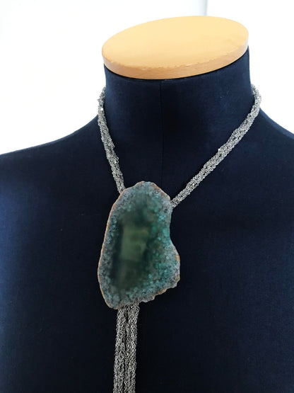 Gemstone Chain Bolo Tie Laureate