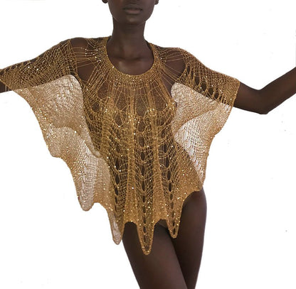 Metal Marilyn Flare Capelet