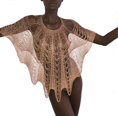 Metal Marilyn Flare Capelet