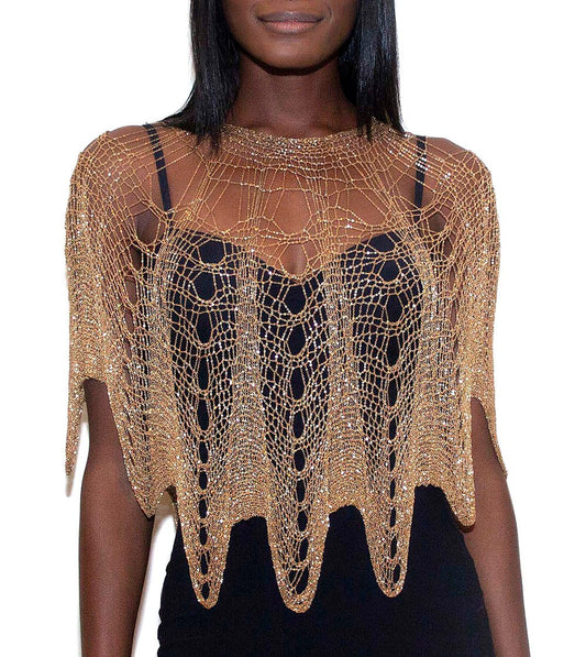 Metal Marilyn Flare Capelet