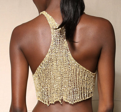 Metal Crop Top