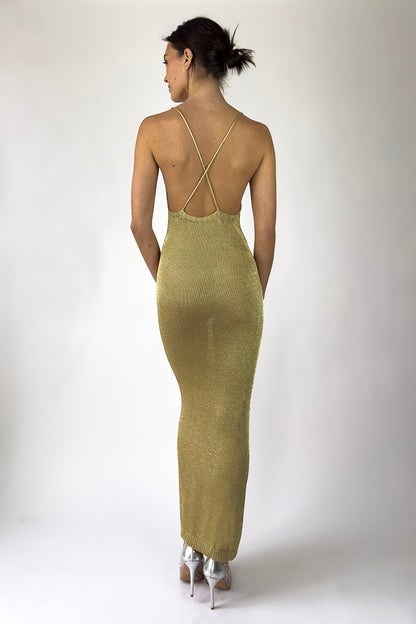 Sparkly Knit Maxi Dress